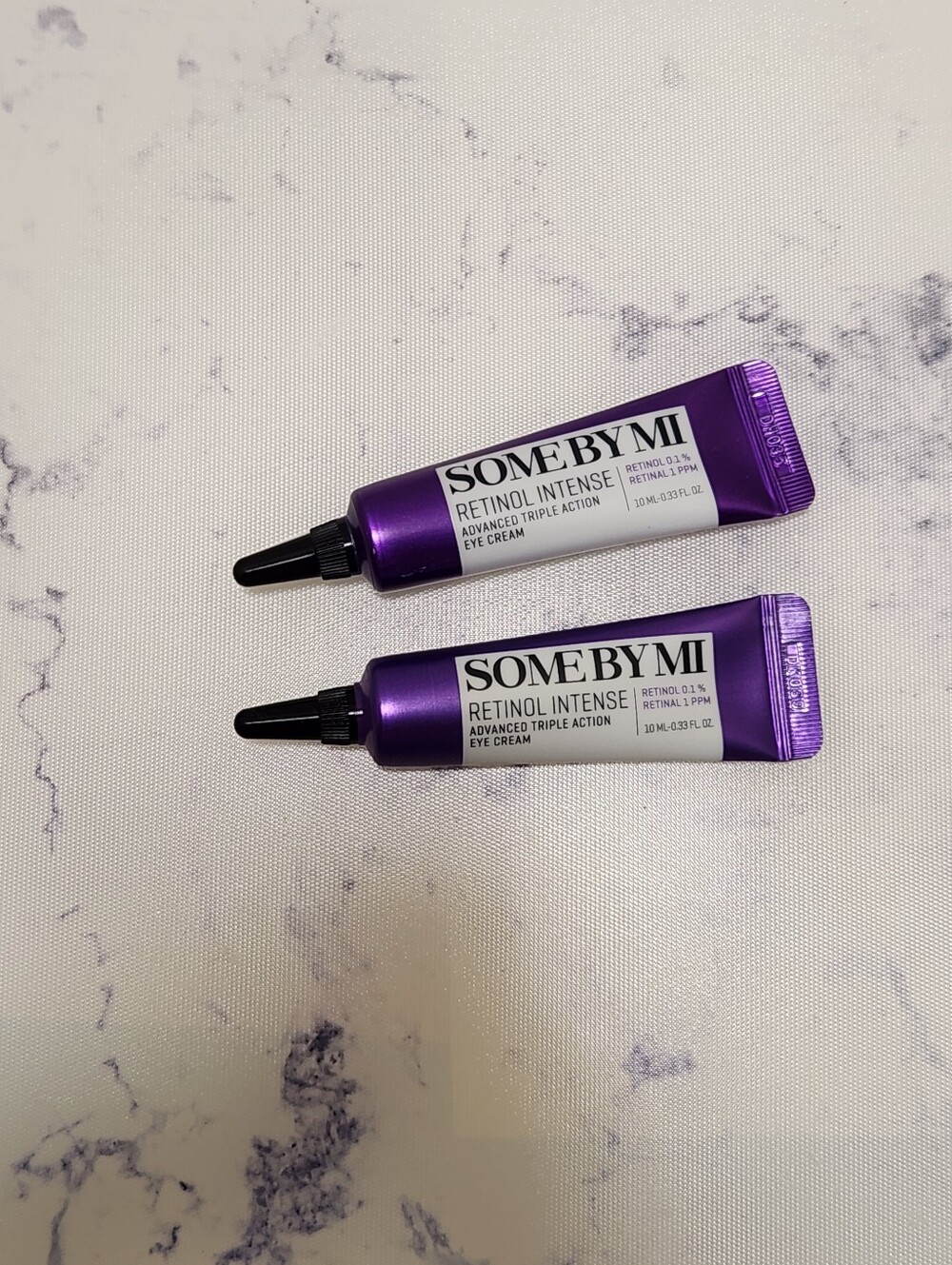 2 Some By Mi Retinol Intense Advanced Triple Action Eye Cream Travel Size .33 Oz